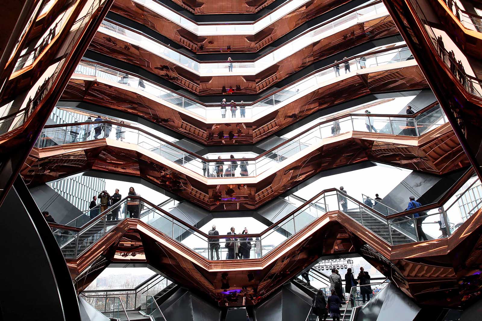 Archisearch Heatherwick Studio completed Vessel Public Landmark in Manhattan