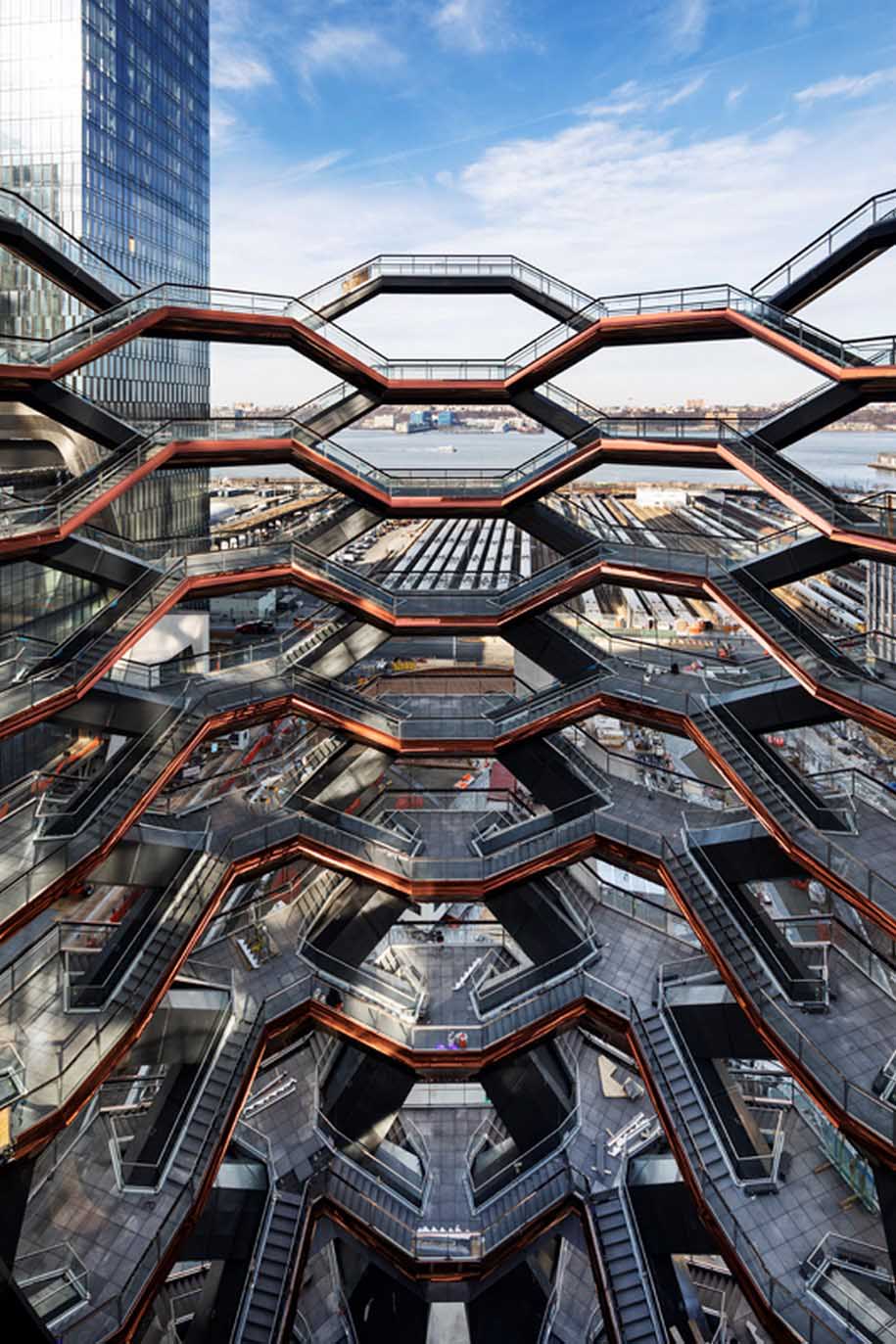 Archisearch Heatherwick Studio completed Vessel Public Landmark in Manhattan