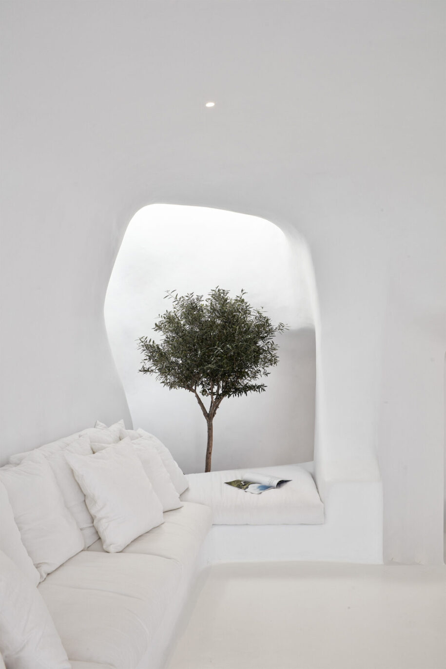 Archisearch Architect Elly Alexiou designed Cave House - Villa Charissa, Aenaon Villas in Imerovigli, Santorini