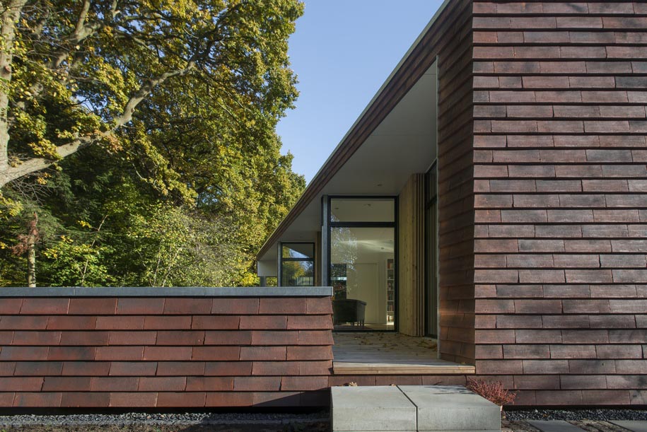 Archisearch C.F. Møller Architects design Villa Rypen on the edge of a lush forest