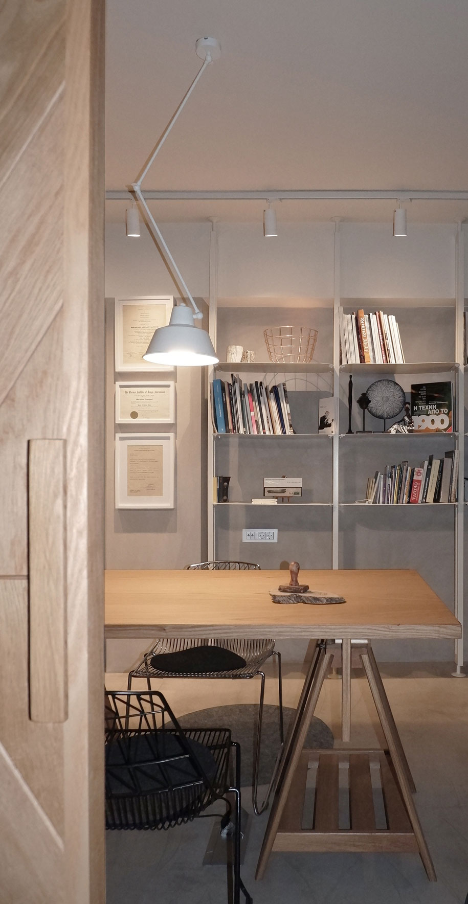 Archisearch Architecture workspace in a former garage | Marialena Kampani