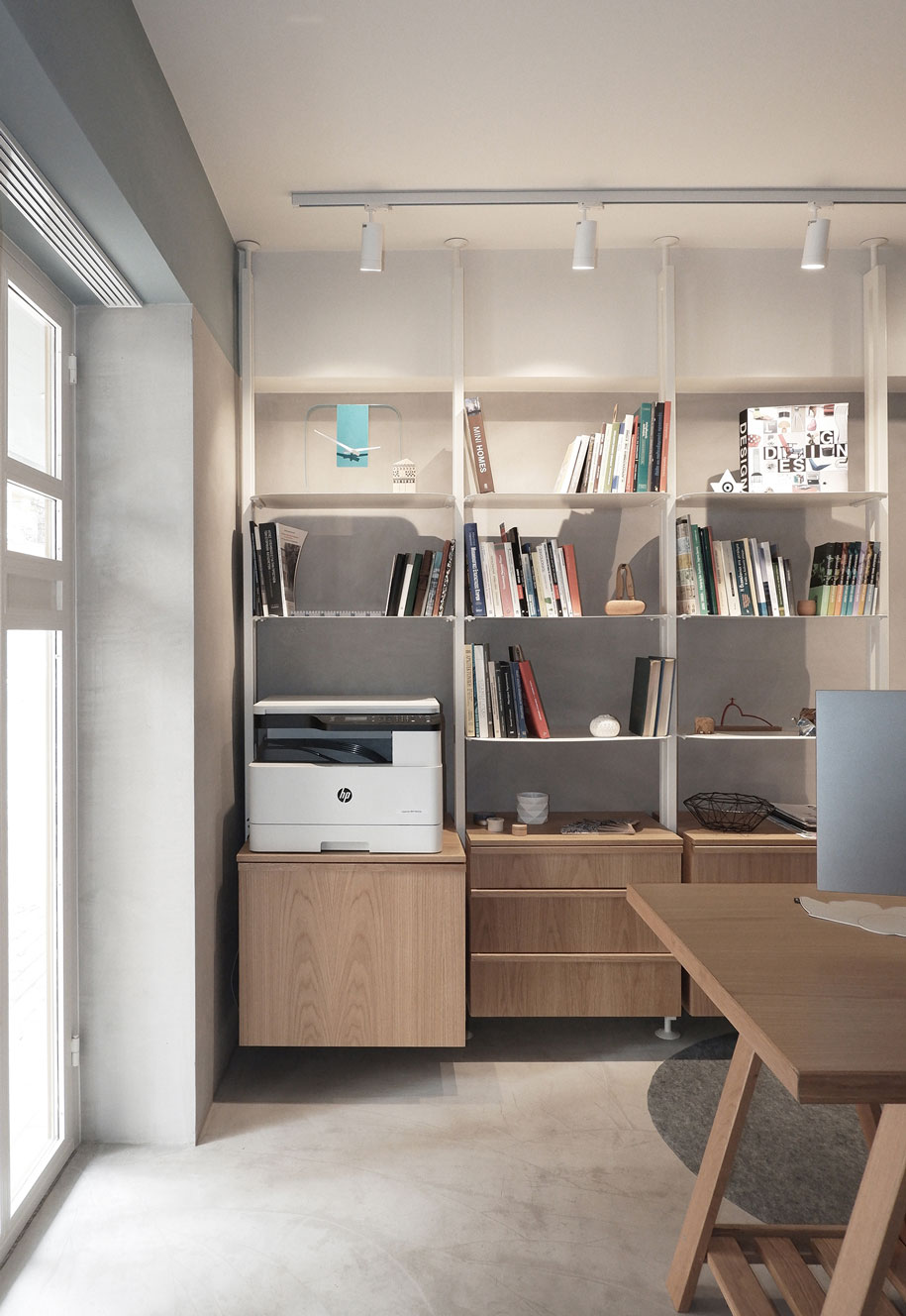 Archisearch Architecture workspace in a former garage | Marialena Kampani