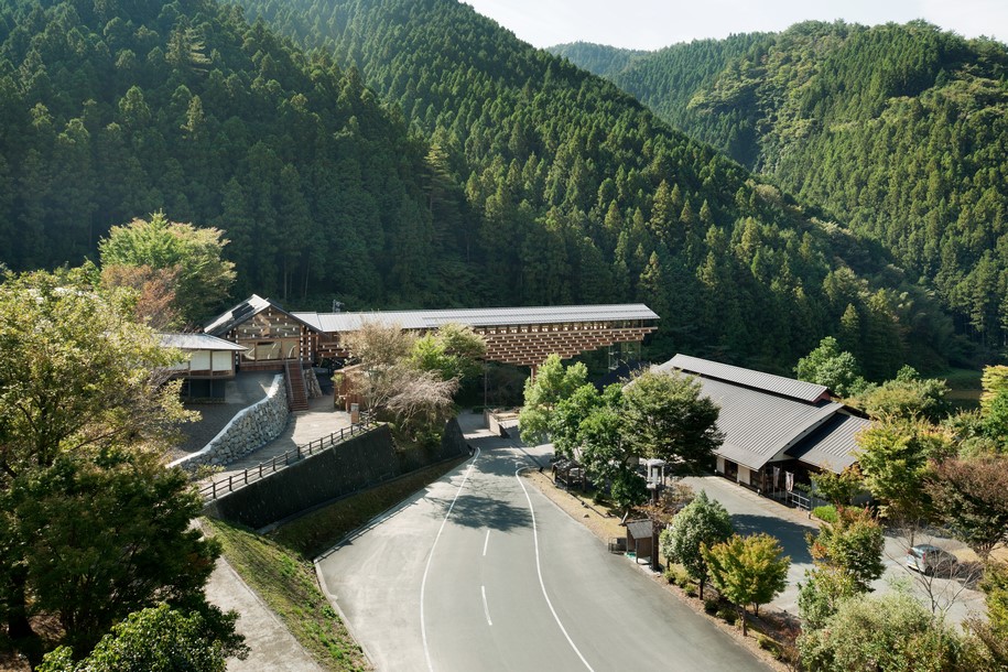 KENGO KUMA & ASSOCIATES, Yusuhara Wooden Bridge Museum, traditional, wood, contemporary, bridge