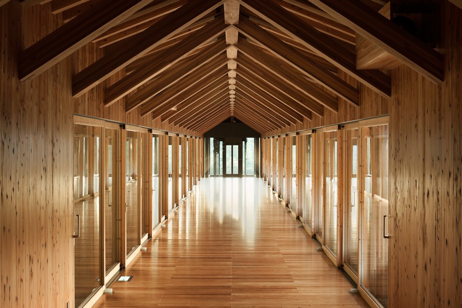 KENGO KUMA & ASSOCIATES, Yusuhara Wooden Bridge Museum, traditional, wood, contemporary, bridge