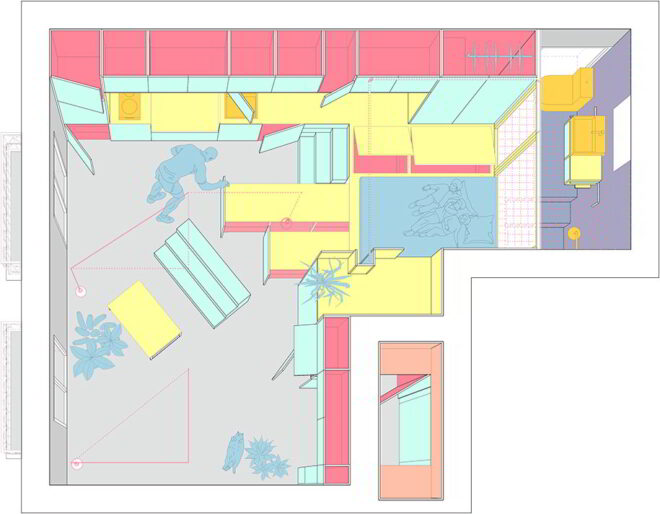 Archisearch Yojigen Poketto, apartment in Madrid | Elii Architects