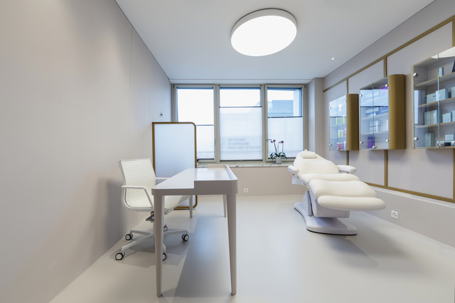 ZLT, Fluo architecture and design studio, aesthetic medical office, Limmat Tower, Dietikon, Zurich, Switzerland, 2018