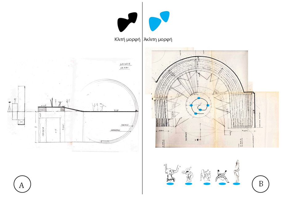 Archisearch Τwo approaches to the same play text: text - object - design | Research thesis by Anna Zoulia