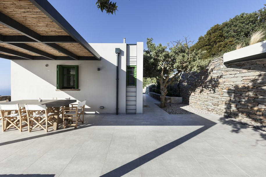 Archisearch A Country House Overlooking the Sea in Tzia by A2 Architects