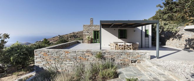 Archisearch - A Country House Overlooking the Sea in Tzia by A2 Architects