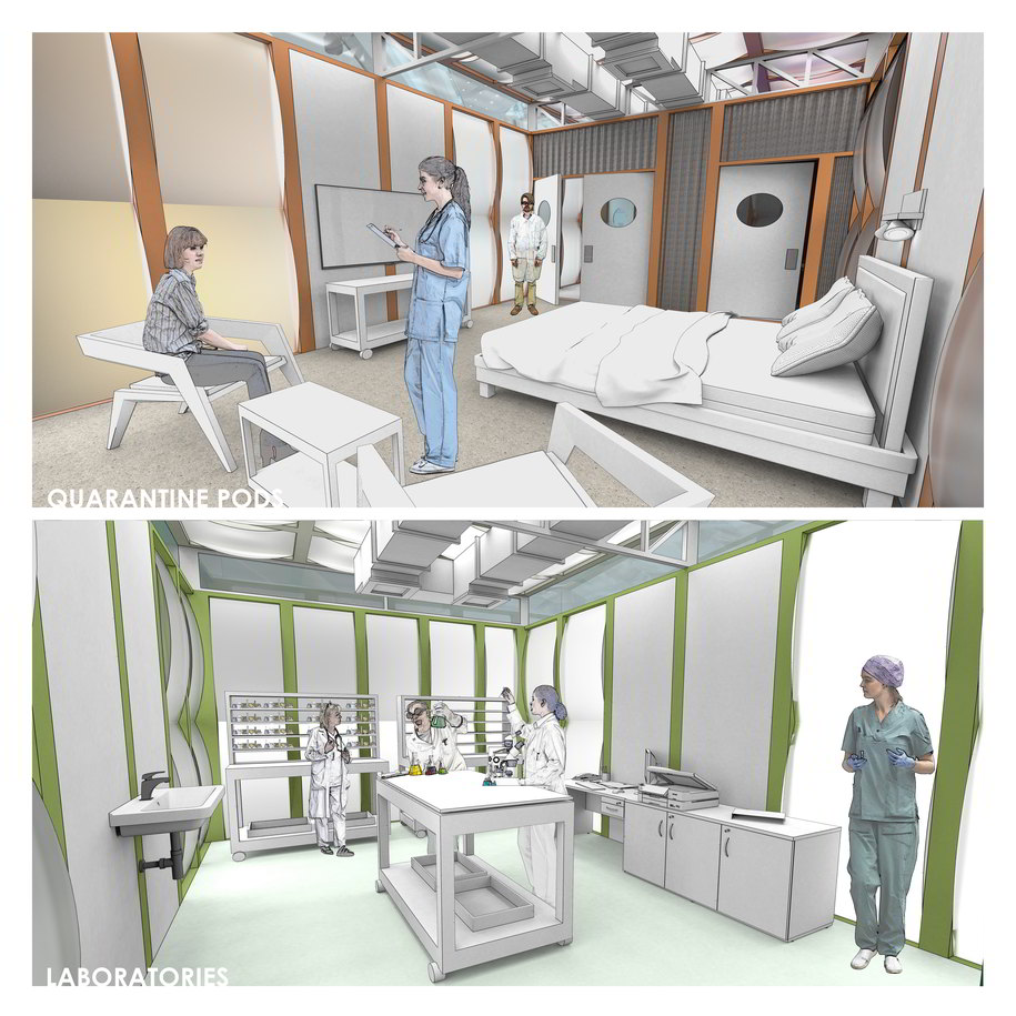 Archisearch Adaptive Societies: The Mall as a Pandemic Care Facility | Pandemic Architecture Top50