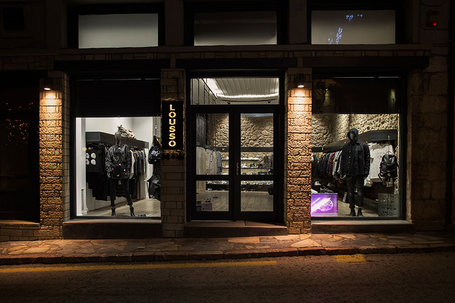 ADD, retail, stores, Arachova, design, LED, Escalier concept store, lousso