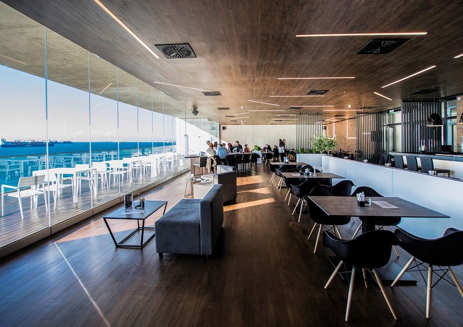 Archisearch Aplusm Renovated Allegro Restaurant in Thessaloniki's Concert Hall