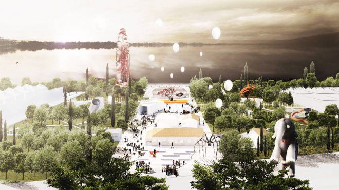 Archisearch - ANAGRAM Architecture & Urbanism receives an honorable mention for the competition entry of the first cultural park of Ioannina City in Greece