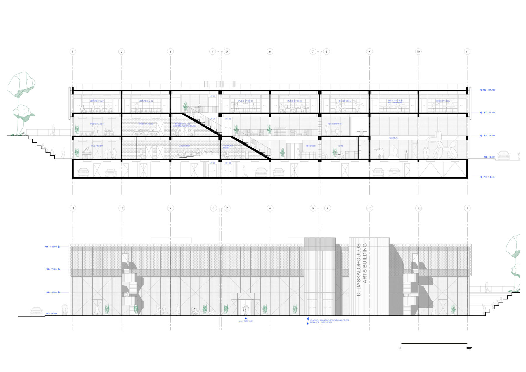 Archisearch THE ART CONTAINER - Πρόταση της ομάδας των ANAGRAM A-U & GRUPPA STUDIO για το Κτίριο Τεχνών Δ. Δασκαλόπουλος