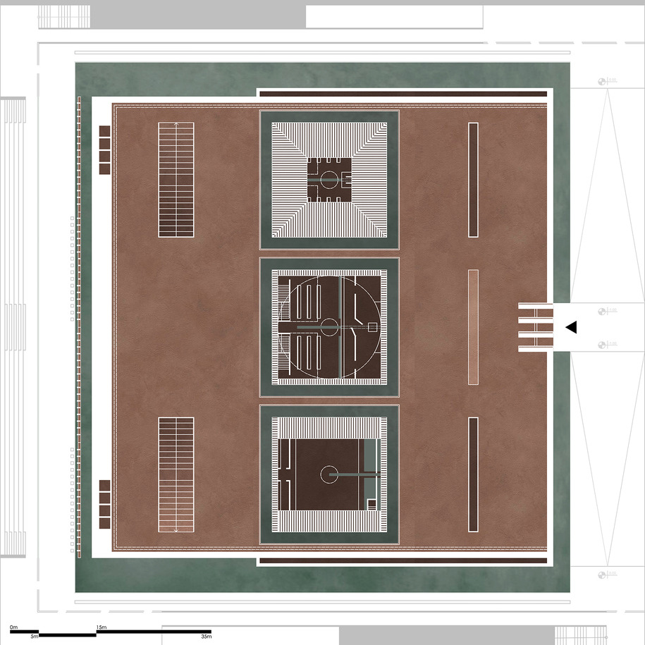 Archisearch Ένας ιερός μονόλιθος_Σχεδιάζοντας έναν πολυθρησκειακό ναό στο παράκτιο μέτωπο του Μοσχάτου | Διπλωματική εργασία από την Αγγελική Μαρία Φανού