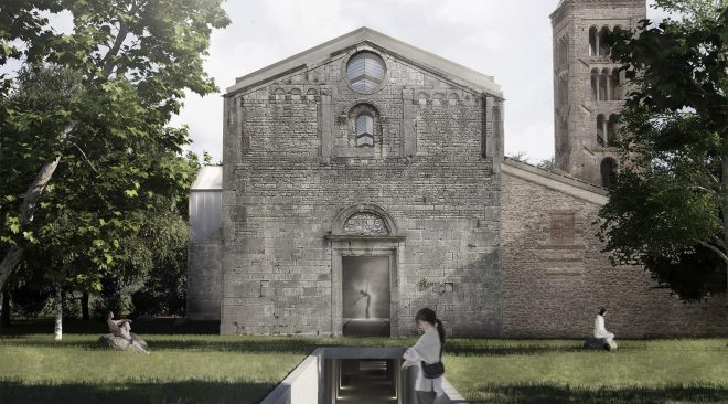 Archisearch - 'Il Fantasma - The Revival of the Abbey as a Meditation Sanctuary' by Maria Mpraikoudi, Ilias Nikolaidis & Spyros Ntakis wins the 2nd award in the Architecture Competition 'Reuse the Abbey'