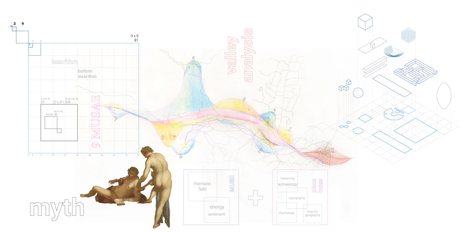 Archisearch Valley of the Muses: narrations of inspiration and creation | Diploma project by Yannis Bessas