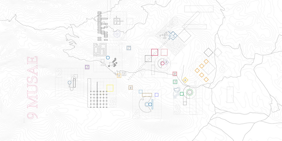 Archisearch Valley of the Muses: narrations of inspiration and creation | Diploma project by Yannis Bessas