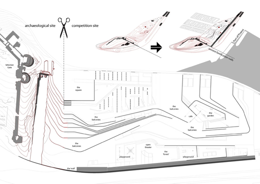 Archisearch Honourable Mention at the Architectural Competition for the Area of Kastraki / Eirini Androutsopoulou