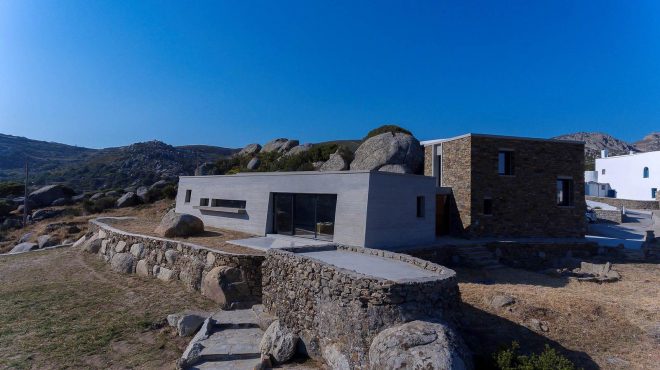 Archisearch - Aristides S. Dallas designed a House between the Rocks in Volax, Tinos