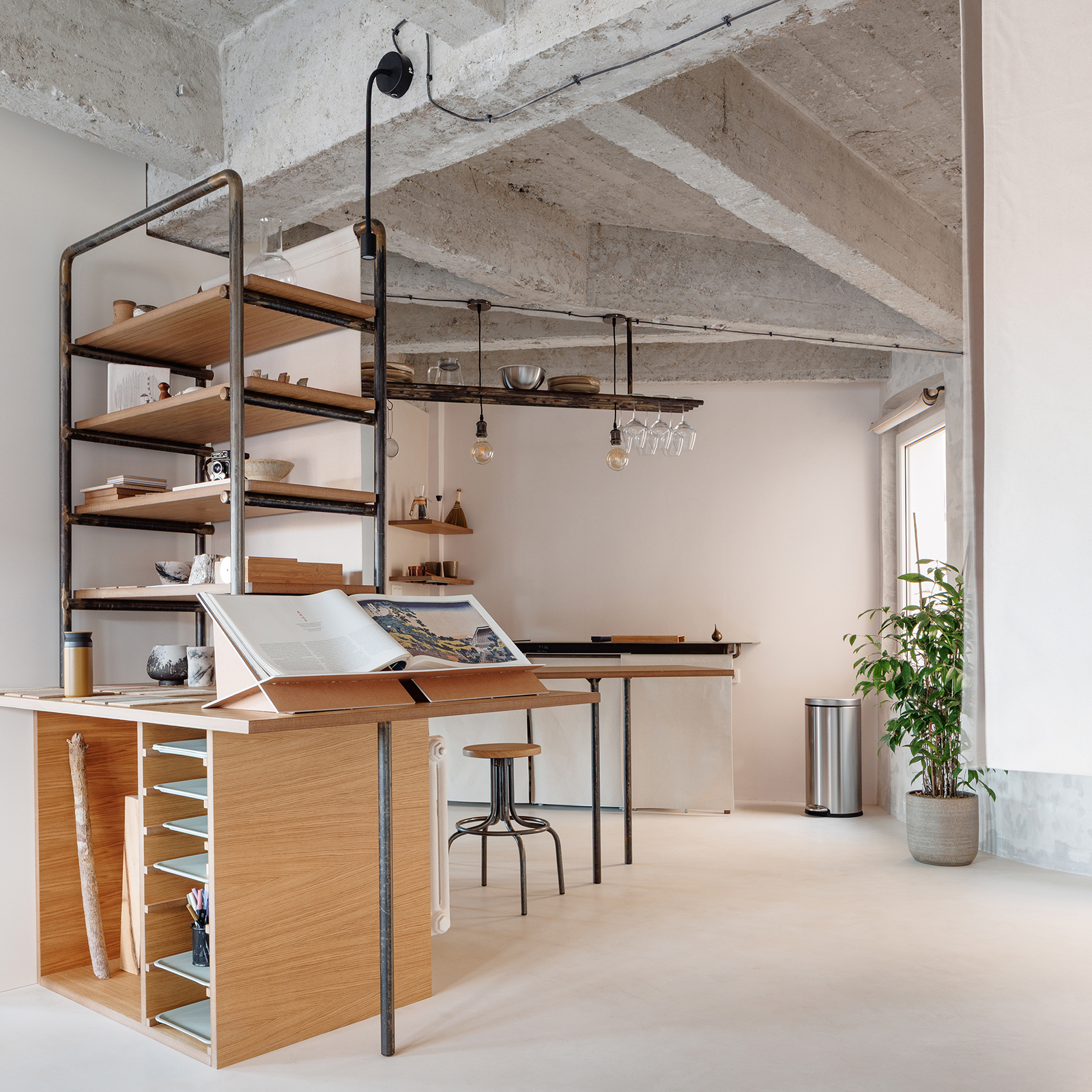 Archisearch The Architect’s Office: Andrea Lizáková‘s studio in Bratislava is an architecture office, an experimental lab and a workspace for making things.
