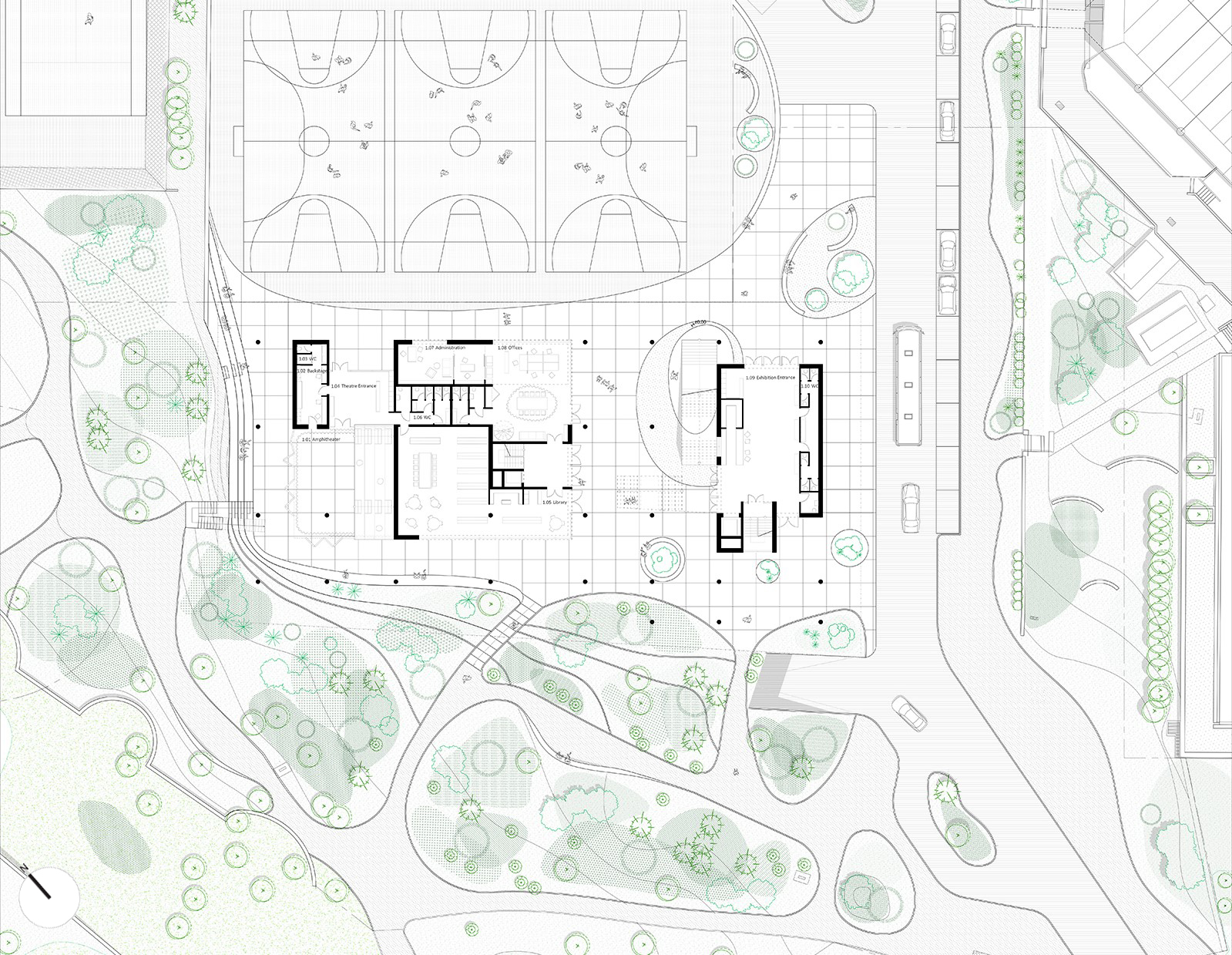 Archisearch “Art is in the air” - The D.Daskalopoulos Arts Building | Proposal for the Architectural Competition by Agapi Proimou, Lefteris Michaloutsos and Virginia Malami