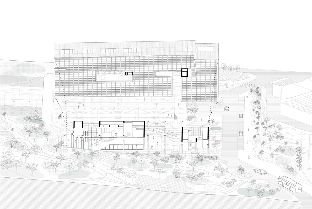 Archisearch “Art is in the air” - The D.Daskalopoulos Arts Building | Proposal for the Architectural Competition by Agapi Proimou, Lefteris Michaloutsos and Virginia Malami