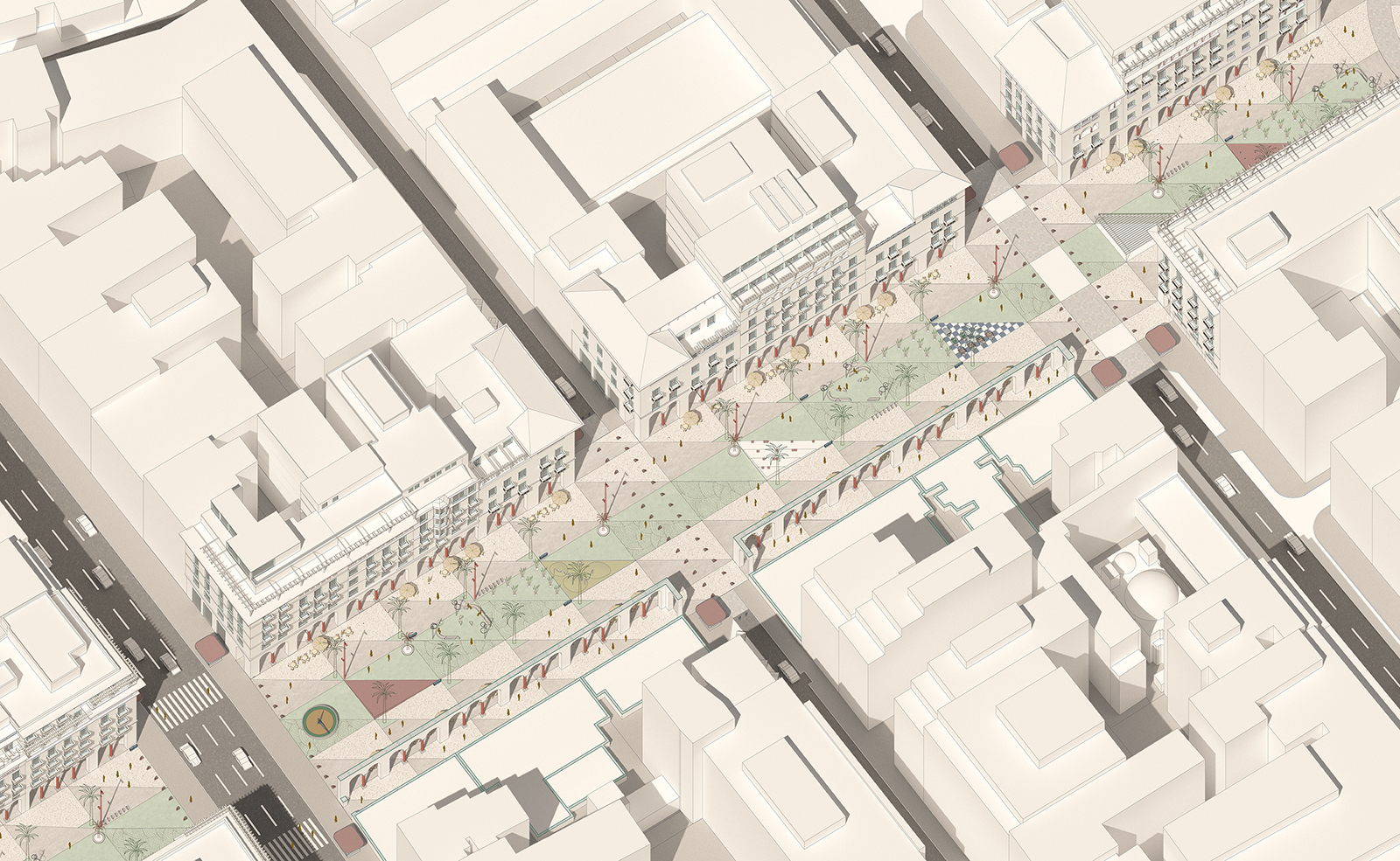 Archisearch 'Triangular Affairs': architects H. Vamvakas, P. Kyriakou, E. Ioannidis & OCA Architects present their entry at the open architectural competition 