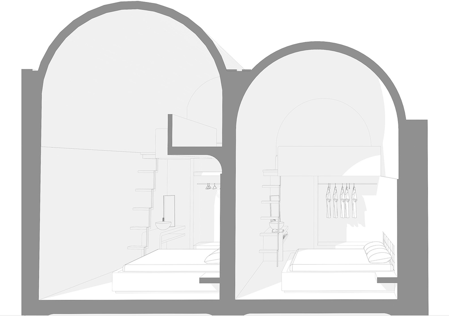 Archisearch Two semi-detached houses in Santorini | finalist in competition by V. Baskozos architects & Nikolas Baskozos