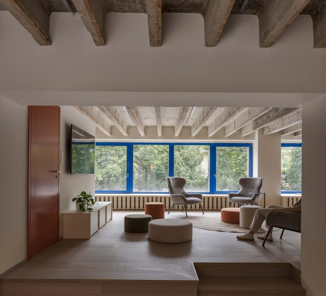 Archisearch - A WHIMSICAL REUSE: Co-living in a modernist building | BEEF ARCHITEKTI redesigns Metropol in Bratislava