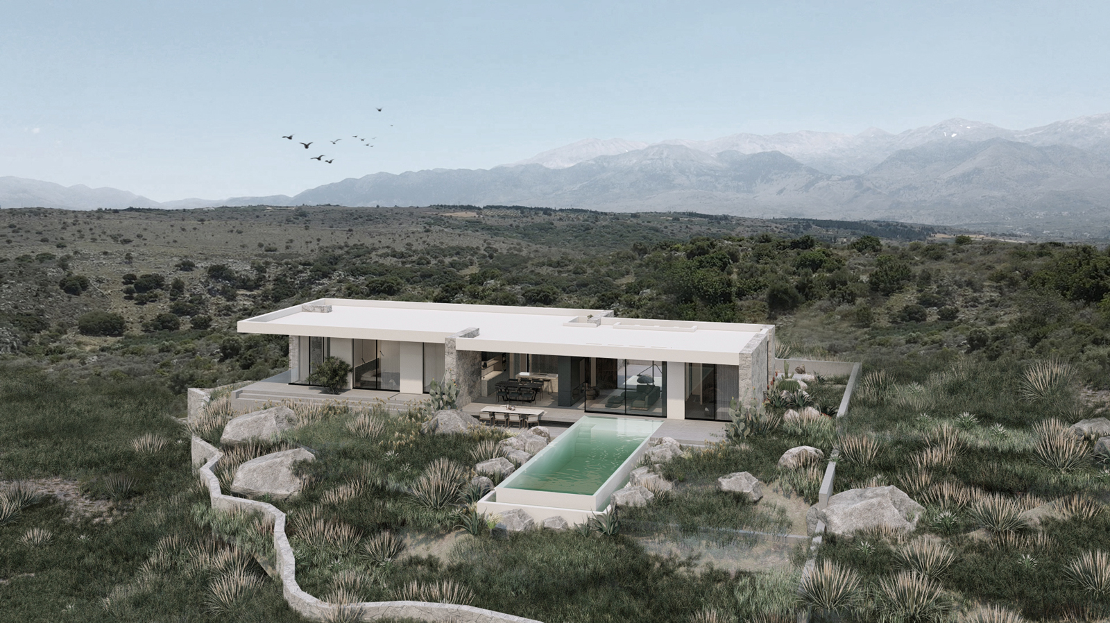 Archisearch Villa on the Rocks at Souda Bay | by Zeropixel architects