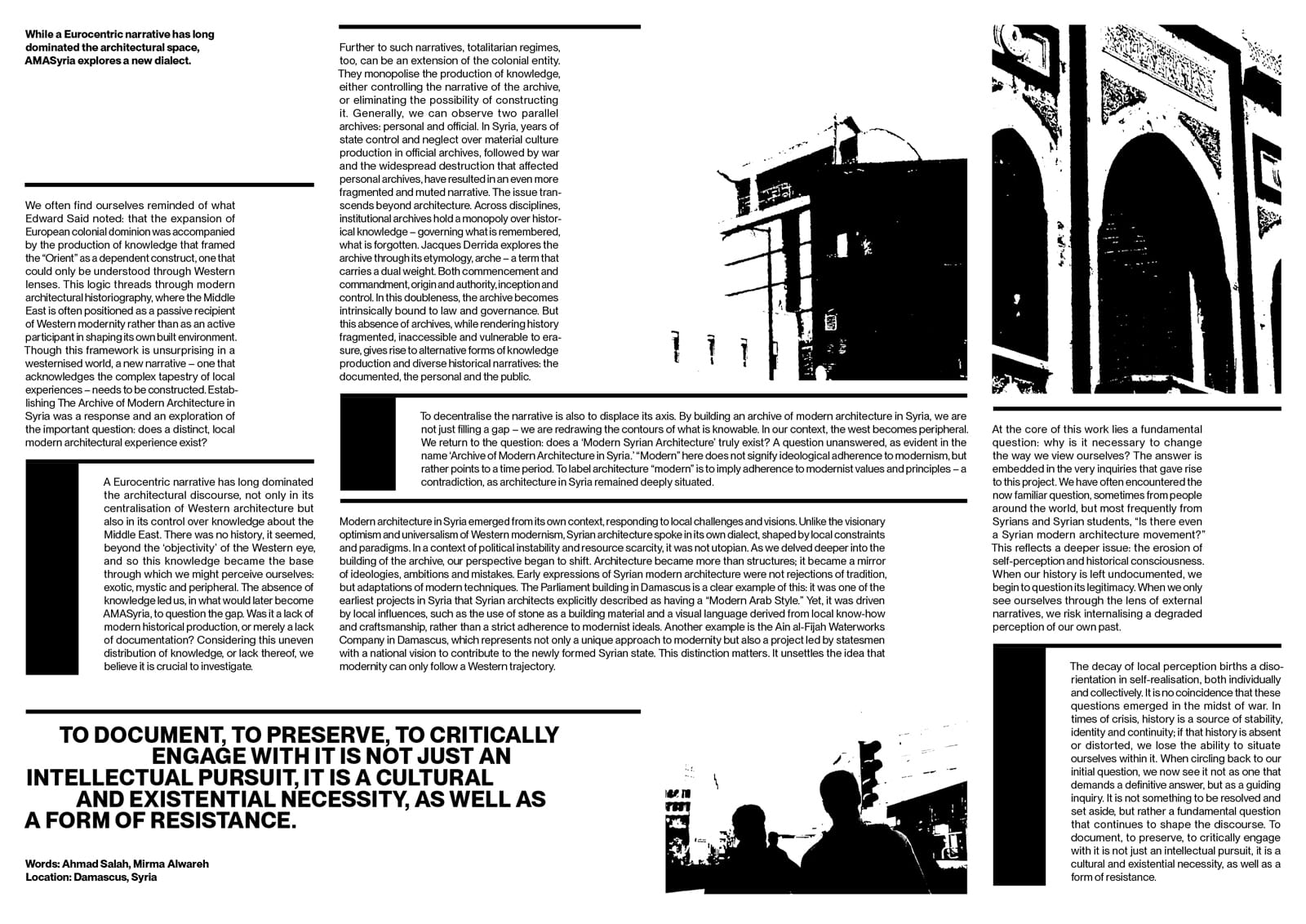 Archisearch Reconstruction: Issue 001 by boom saloon magazine | Book Launch in Athens: March 12th, 8pm with the support of Paly Architects