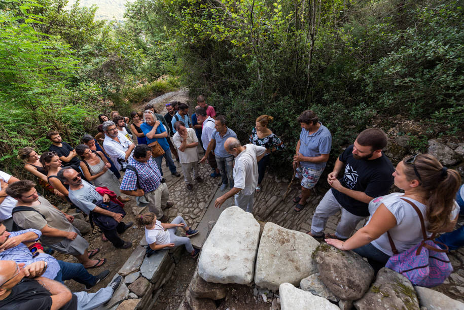 Μπουλούκι, Εργαστήριο Πέτρινης Δόμησης, Το Μπουλούκι στο Γεφύρι, Πλάκα Τζουμέρκων, Γεφύρι της Πλάκας, 2018