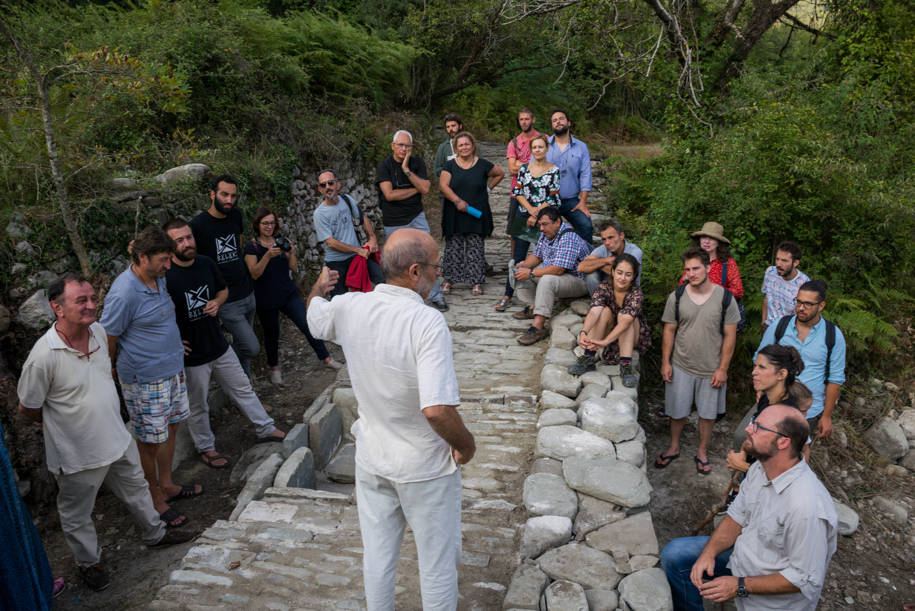 Μπουλούκι, Εργαστήριο Πέτρινης Δόμησης, Το Μπουλούκι στο Γεφύρι, Πλάκα Τζουμέρκων, Γεφύρι της Πλάκας, 2018