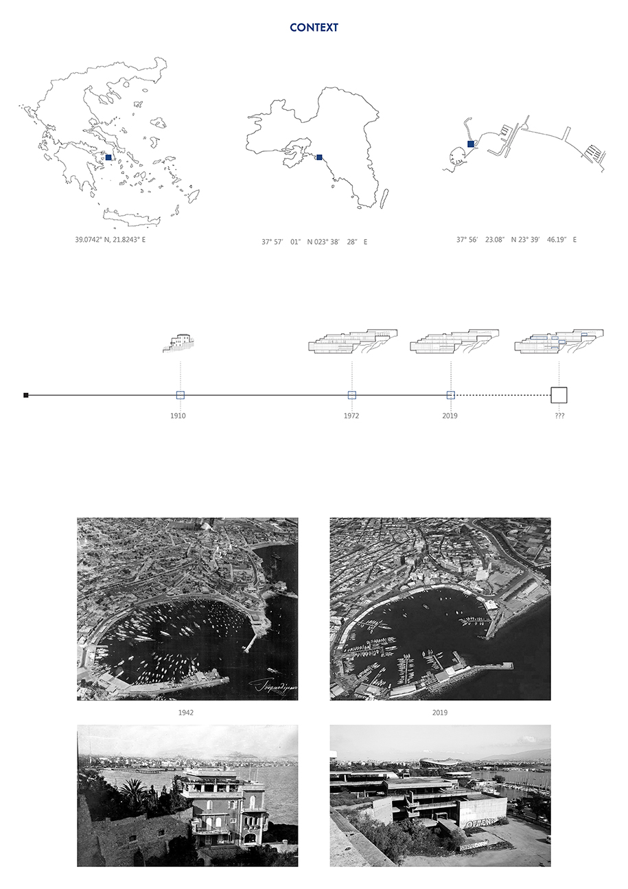 Archisearch The building, the sea and the rock: Reactivating Zachariou Cultural Center in Piraeus, Greece  | Design Thesis by Melina Anzaoui, Vasiliki Zochiou 