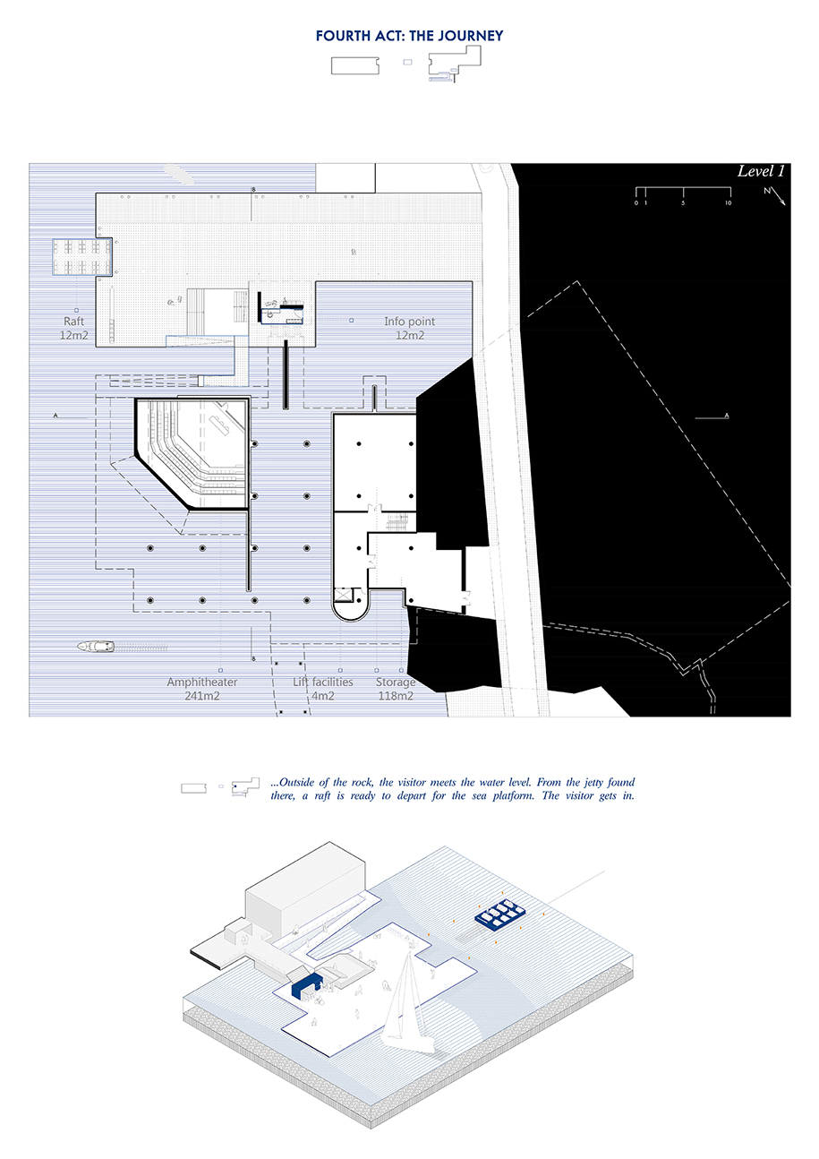 Archisearch The building, the sea and the rock: Reactivating Zachariou Cultural Center in Piraeus, Greece  | Design Thesis by Melina Anzaoui, Vasiliki Zochiou 