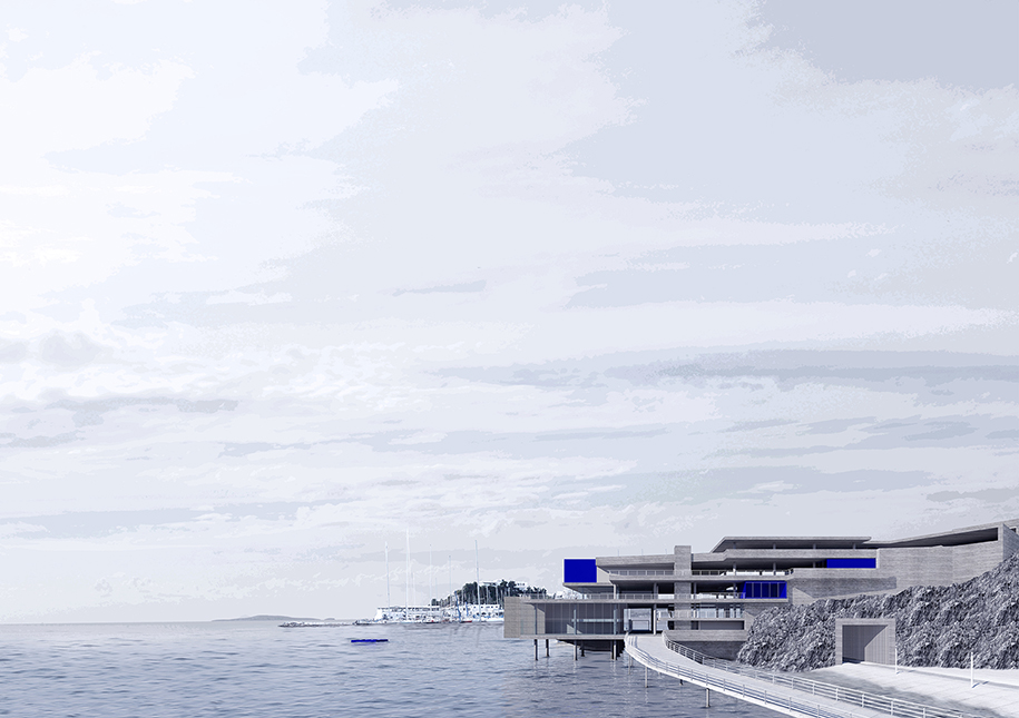 Archisearch The building, the sea and the rock: Reactivating Zachariou Cultural Center in Piraeus, Greece  | Design Thesis by Melina Anzaoui, Vasiliki Zochiou 