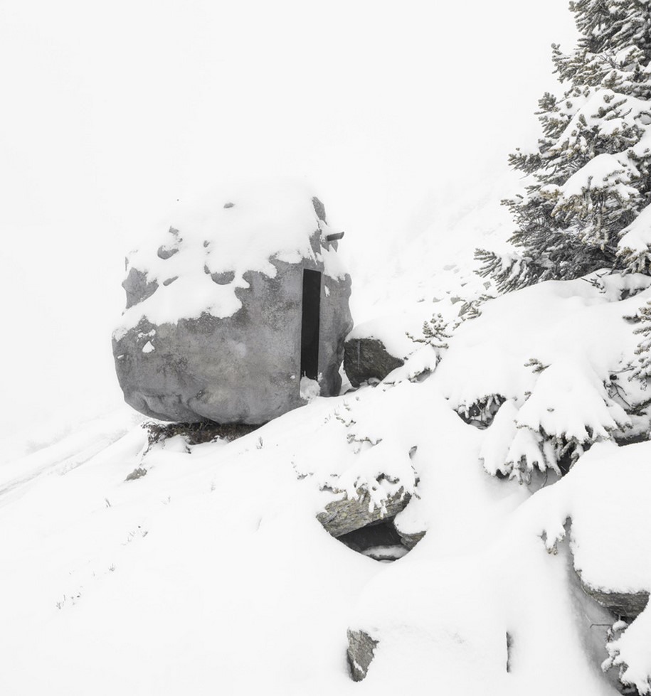 BUREAU A, Antoine, Charles-Ferdinand Ramuz, alpine experience, wooden cabin, mountain, Verbier 3d Foundation, shelter 