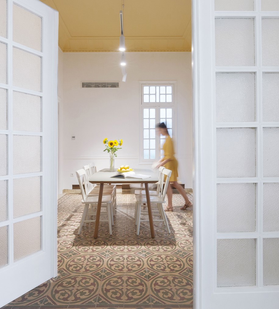 Archisearch CADU architects renovated a listed building apartmentbased on pattern and colour