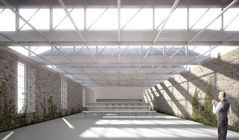 Archisearch Papalampropoulos Syriopoulou Architecture Bureau wins 1st prize in the competition for the reuse of Tampakika complex for the University of the Aegean