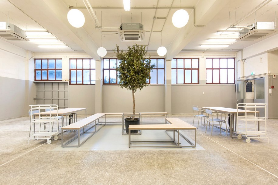 Archisearch Studiomateriality turned an old industrial building into a minimal space for Phoenix Distribution company