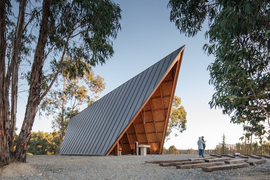 Chapel CNAE, Chapel in the woods, Plano Humano Arquitectos, Portugal, Church architecture, landscape, sacred spaces