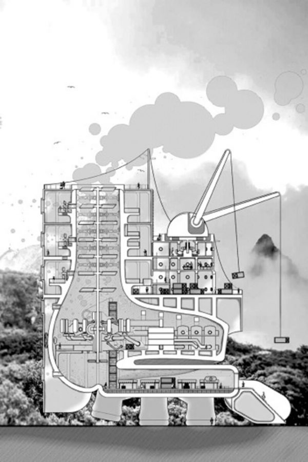 Archisearch City Walkers - 2nd Prize at the 4th Annual Fairy Tales Competition / Terrence Hector