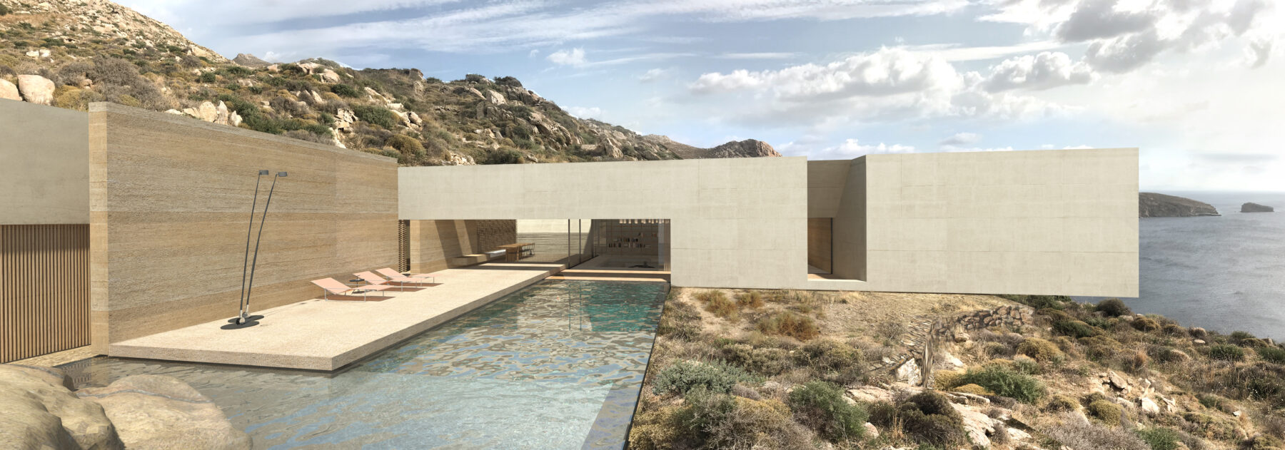 Archisearch Cliff House designed by Fotis Zapantiotis Associated Architects in Serifos island.