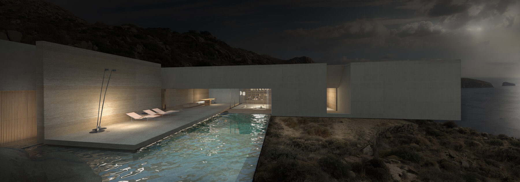 Archisearch Cliff House designed by Fotis Zapantiotis Associated Architects in Serifos island.