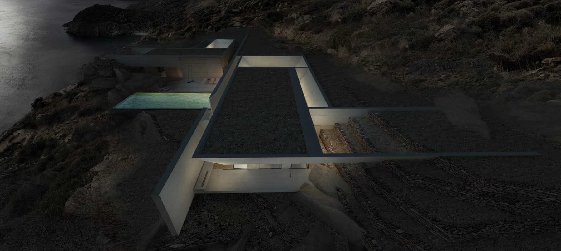 Archisearch Cliff House designed by Fotis Zapantiotis Associated Architects in Serifos island.