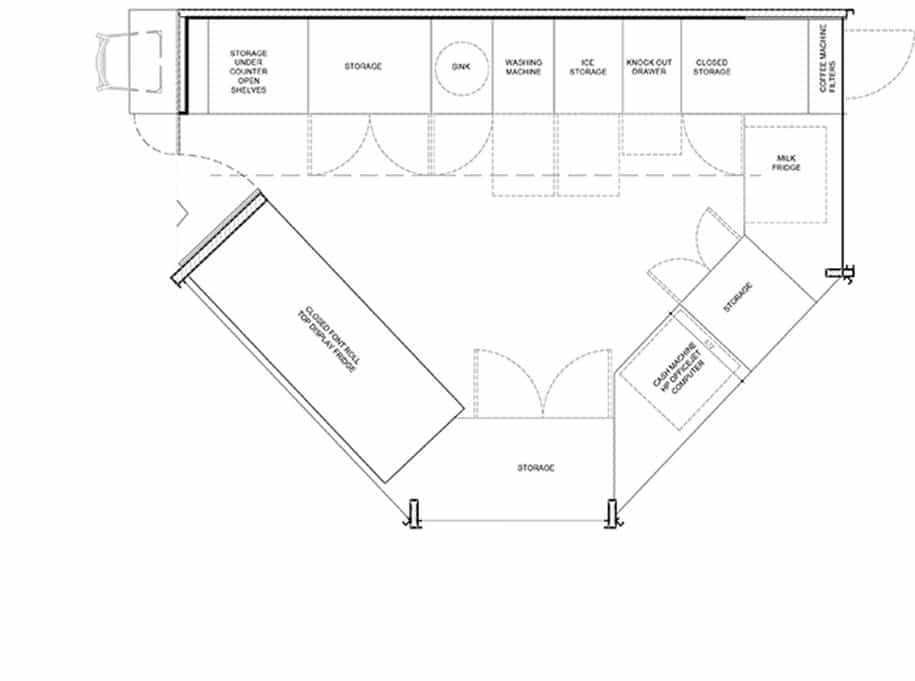 Coffeehouse, Kiosk, Taste Habitat, KaanDesignOffice, shopping center