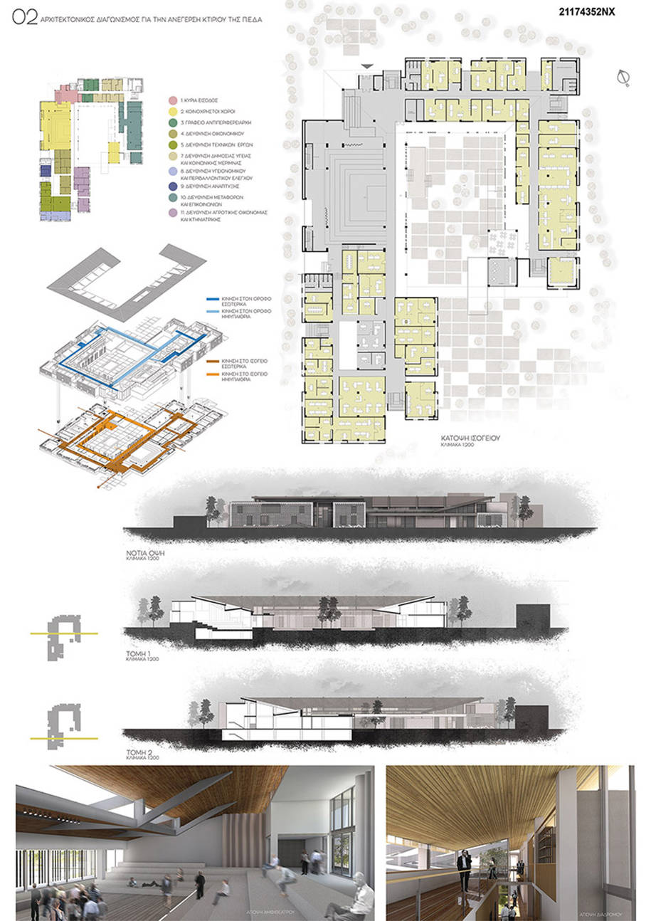 Open Atrium, Collatio Architects, Orfanos Nikolaos, Stavrakakis Christos, 3d prize, Γ’ βραβείο, architectural competition, αρχιτεκτονικός διαγωνισμός, ΠΕΔΑ, Elefsina, Ελευσίνα, Greece