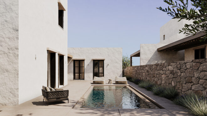 Archisearch - A Complex of Four Private Residences in Paros Island by Μirella Gianna Architects in collaboration with architects Maria Argyriou and Kyriakos Giannakidis