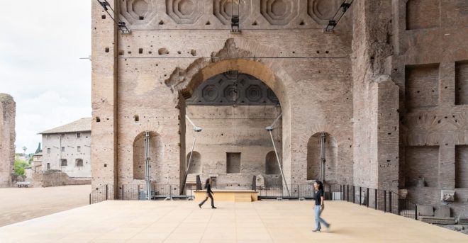 Archisearch - Alvisi Kirimoto reimagines the identity of the Basilica di Massenzio, within the Archaeological Park of the Colosseum, Rome.